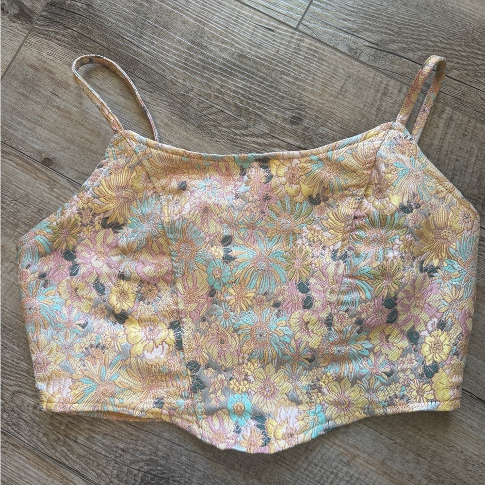 SHEIN Multicolor Floral Camisole Top